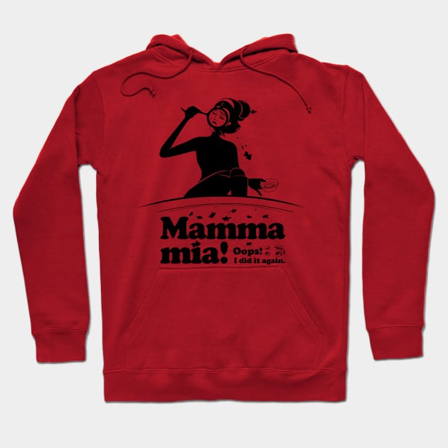 Mamma mia “Goldfish scooping” Hoodie by t-shirts-cafe